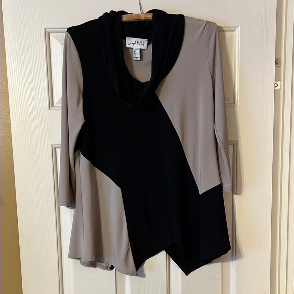 Joseph Ribkoff Color Block Top